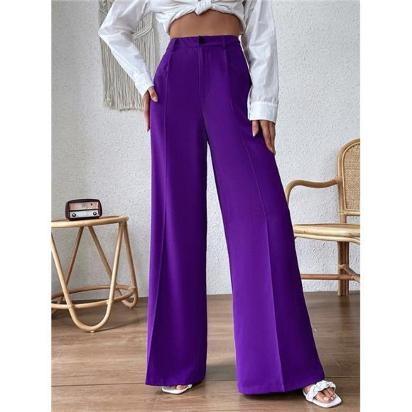 A Classy Chic Boutique Pants - High Waist Wide Leg Pants